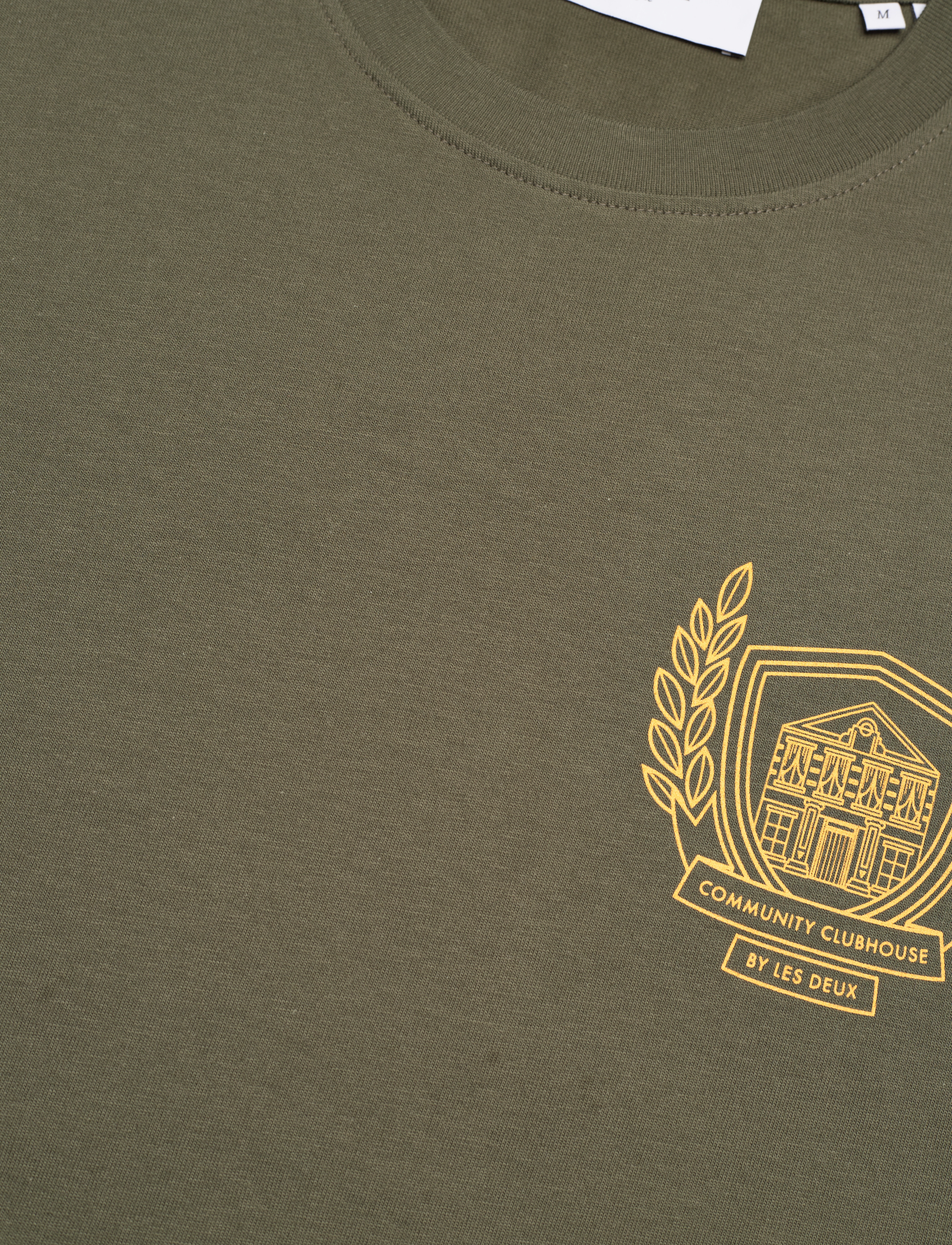 Les Deux - Chad T-Shirt - olive night/yellow - 3