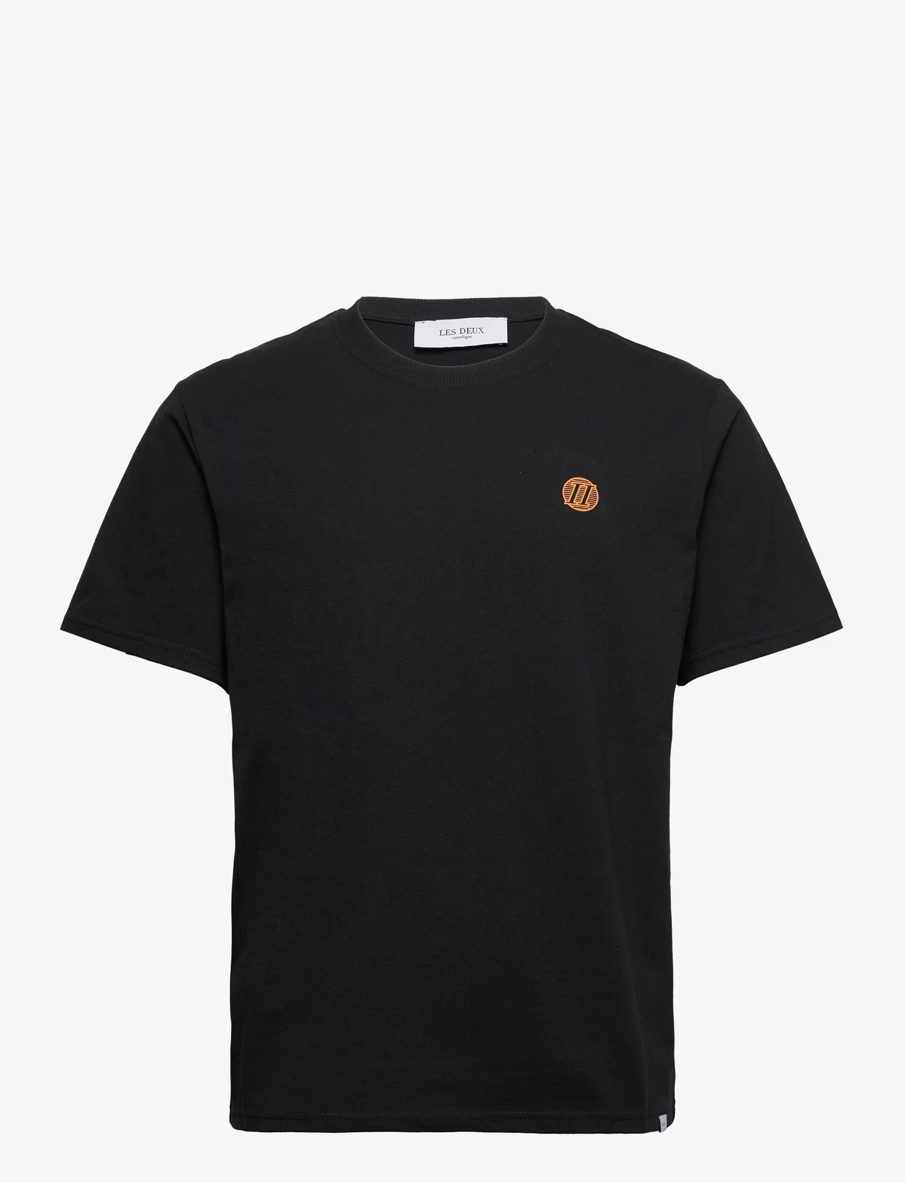 Les Deux - Community T-Shirt - t-shirts - black/yellow - 0