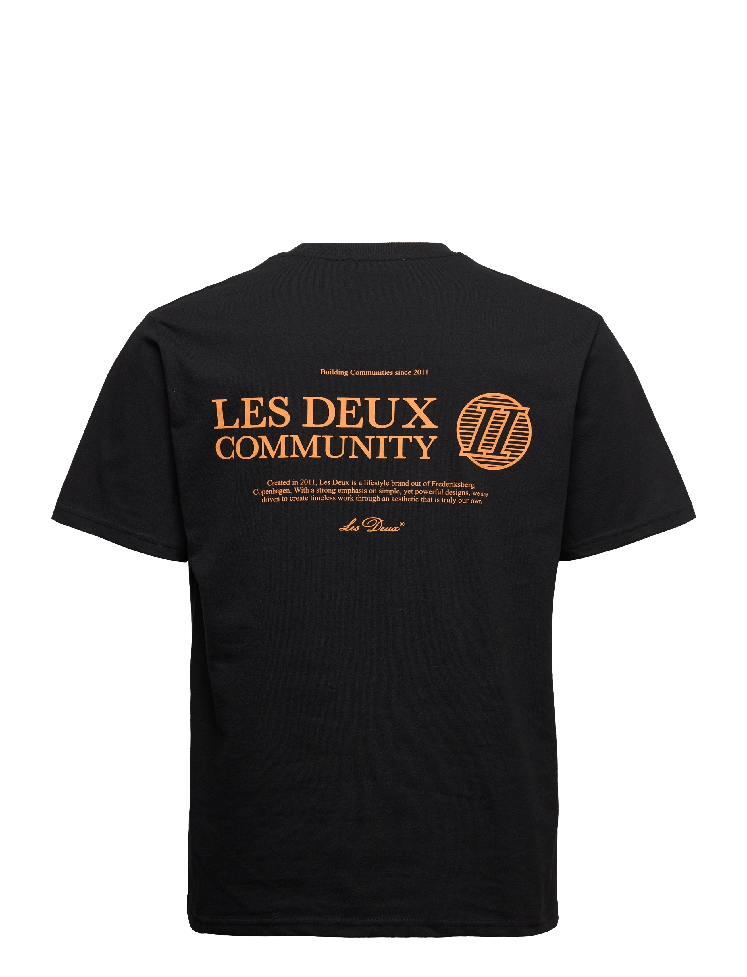 Les Deux - Community T-Shirt - black/yellow - 2