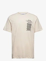 Les Deux - Clubbers T-Shirt - kurzärmelige - ivory/black - 0