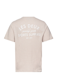 Les Deux - Supplies T-Shirt - kurzärmelige - light sand/ivory - 1