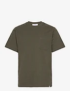 Supplies T-Shirt - OLIVE NIGHT/IVORY