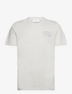 Harajuku T-Shirt - SNOW MÉLANGE/WASHED DENIM BLUE