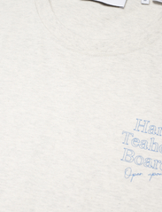 Les Deux - Harajuku T-Shirt - lühikeste varrukatega t-särgid - snow mÉlange/washed denim blue - 3
