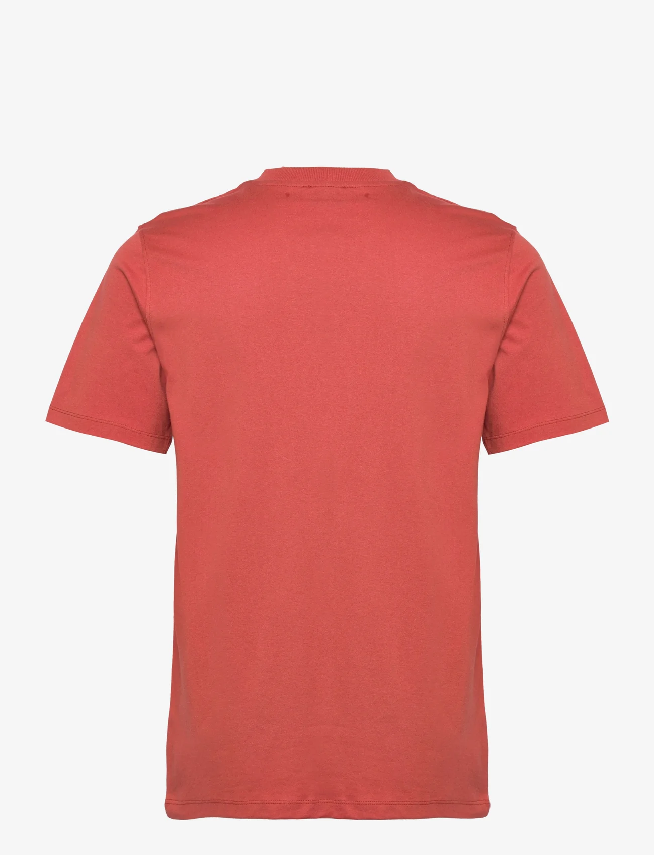 Les Deux - Donovan T-shirt - korte mouwen - rust red/ivory - 1