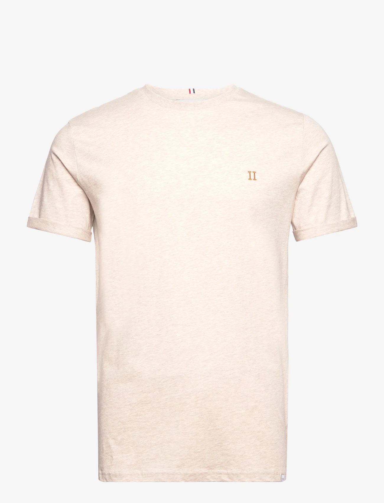 Les Deux - Nørregaard T-Shirt - Seasonal - lägsta priserna - light sand melange/orange - 0
