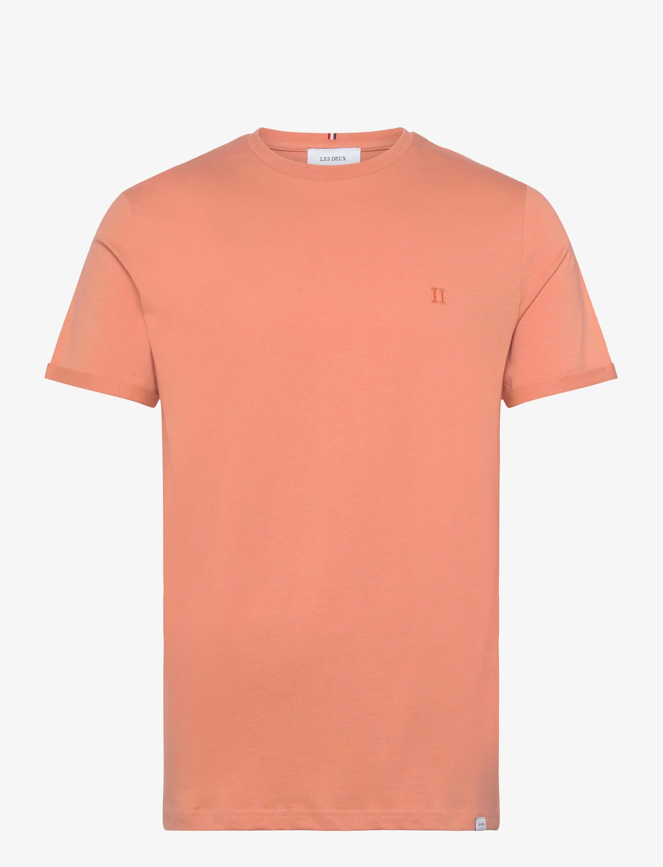 Les Deux - Nørregaard T-Shirt - Seasonal - najniższe ceny - baked papaya/orange - 0