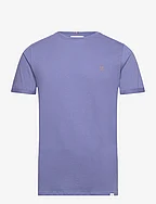 Nørregaard T-Shirt - Seasonal - FJORD BLUE/ORANGE