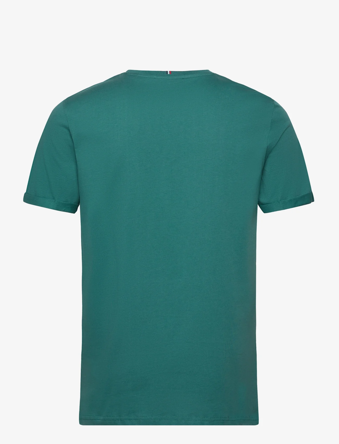 Les Deux - Nørregaard T-Shirt - Seasonal - basic t-shirts - pacific ocean/orange - 1