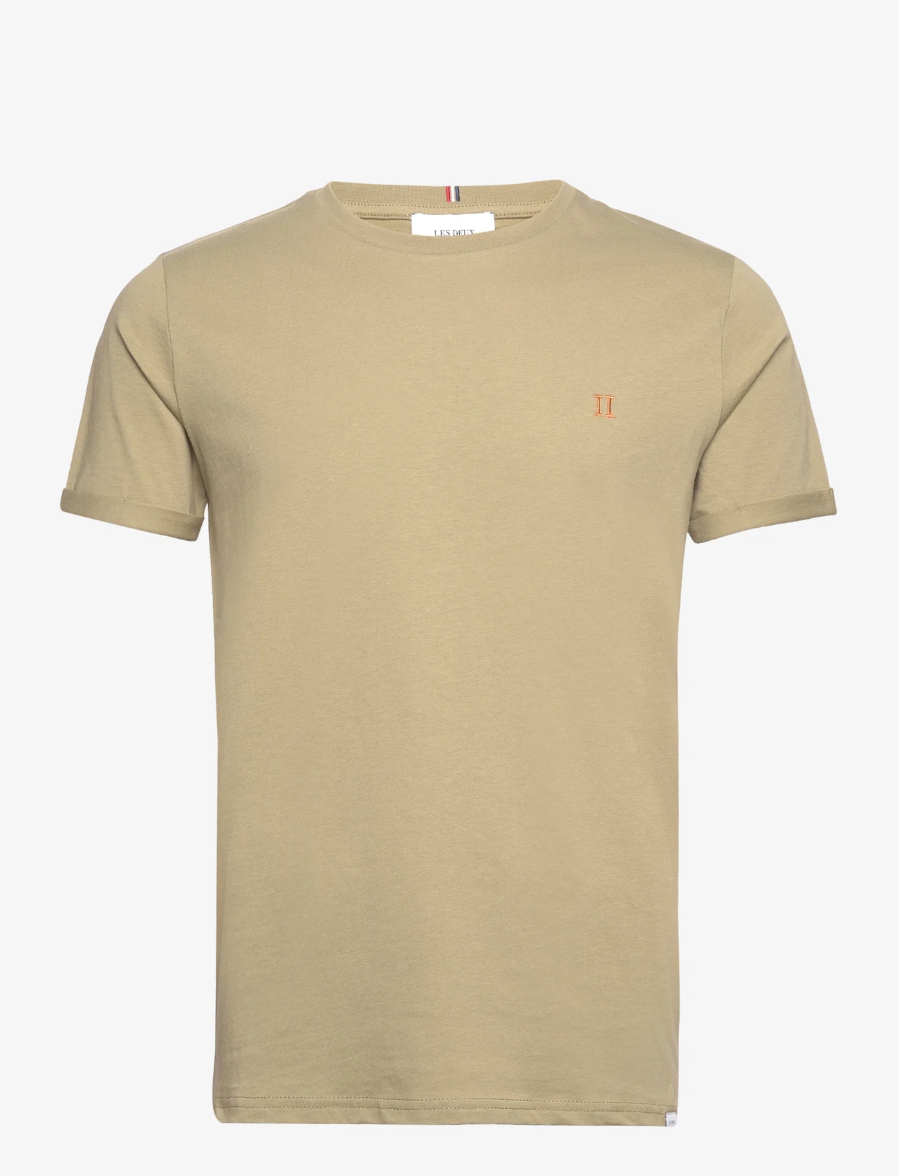 Les Deux - Nørregaard T-Shirt - Seasonal - lägsta priserna - surplus green/orange - 0