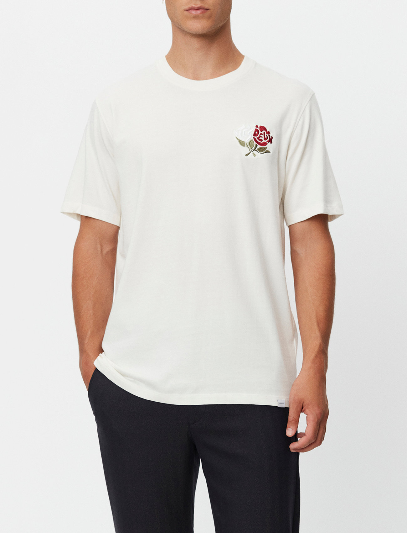 Les Deux - Felipe T-Shirt - ziemeļvalstu stils - white - 0