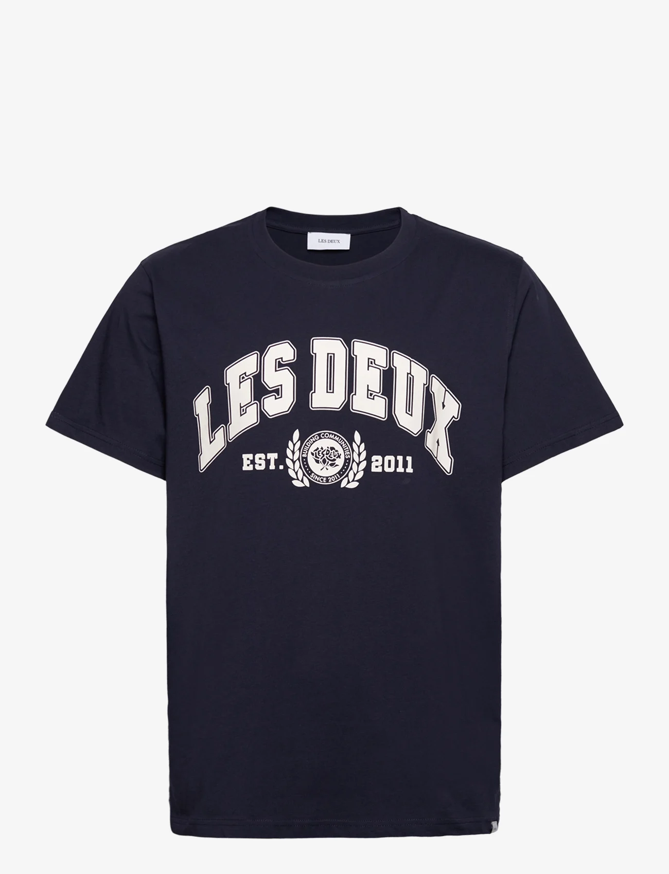 Les Deux - University T-Shirt - nordic style - dark navy/light ivory - 1