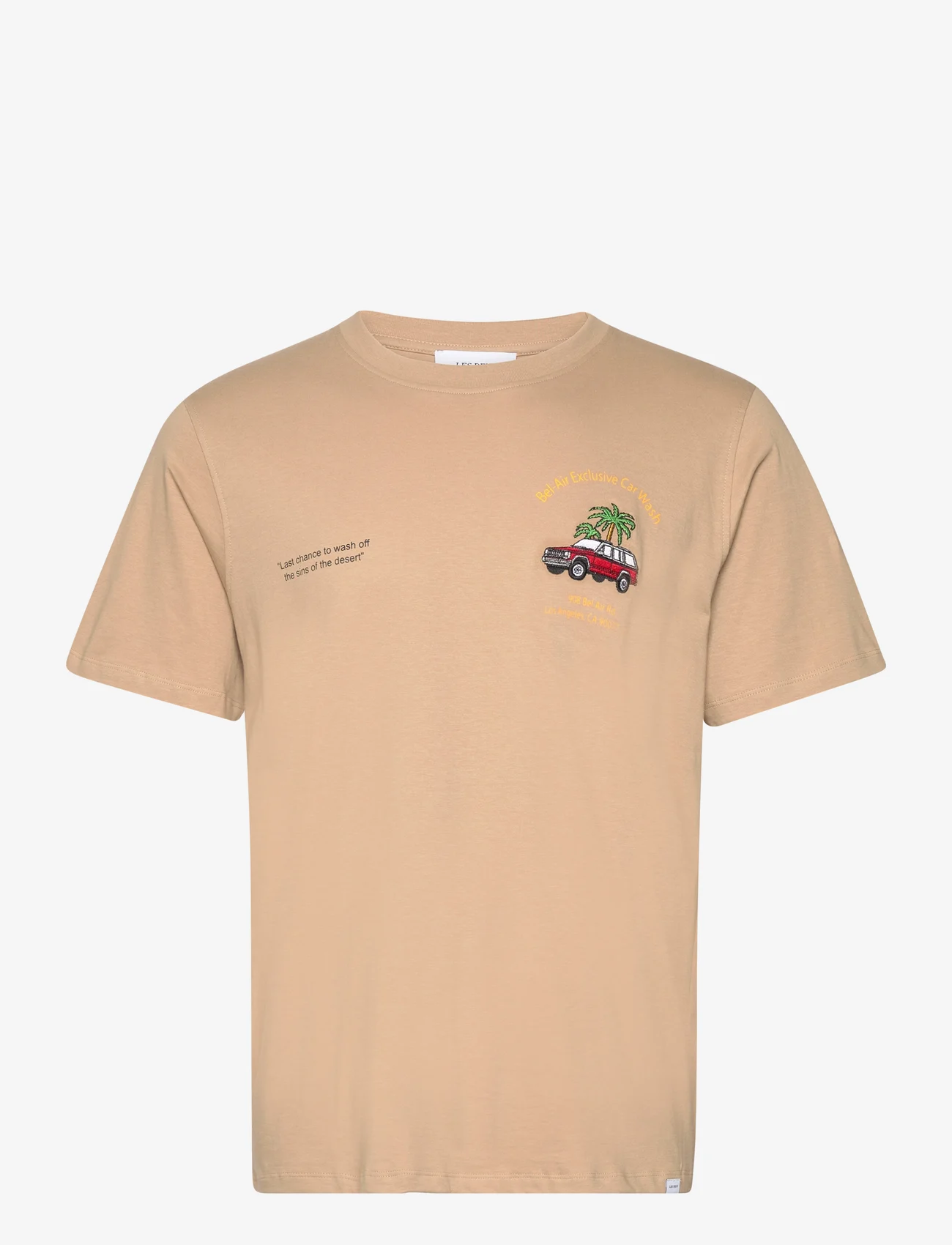 Les Deux - Car Wash T-Shirt - nordisk stil - warm sand - 1