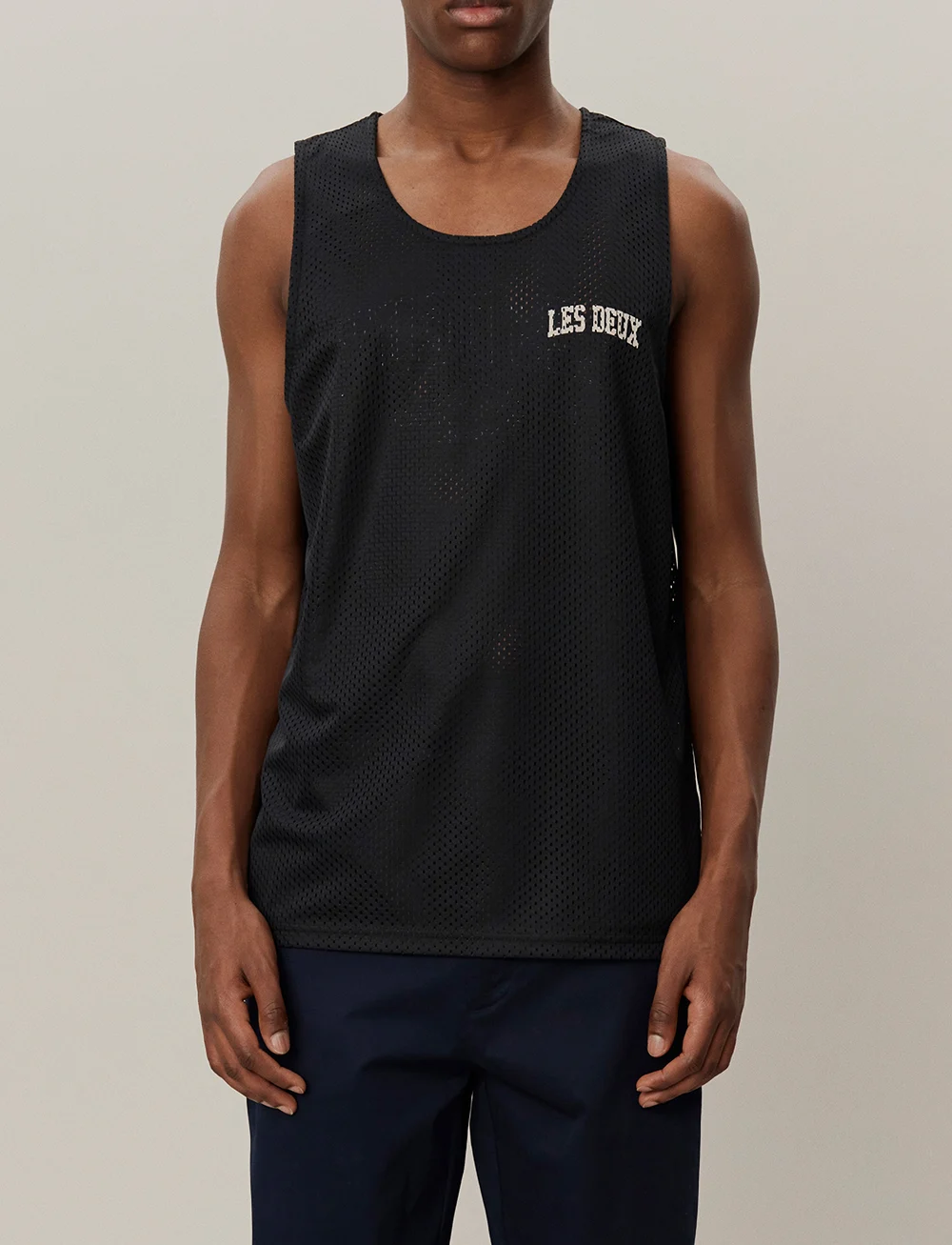 Tシャツ・カットソー Les Deux LDM101169 BLAKE MESH TANK T-shirt Les Deux Blake Mesh Tank Top (LESLDM101169) - T-shirts sans