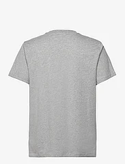 Les Deux - Charles T-Shirt - kortermede t-skjorter - light grey melange/white - 1