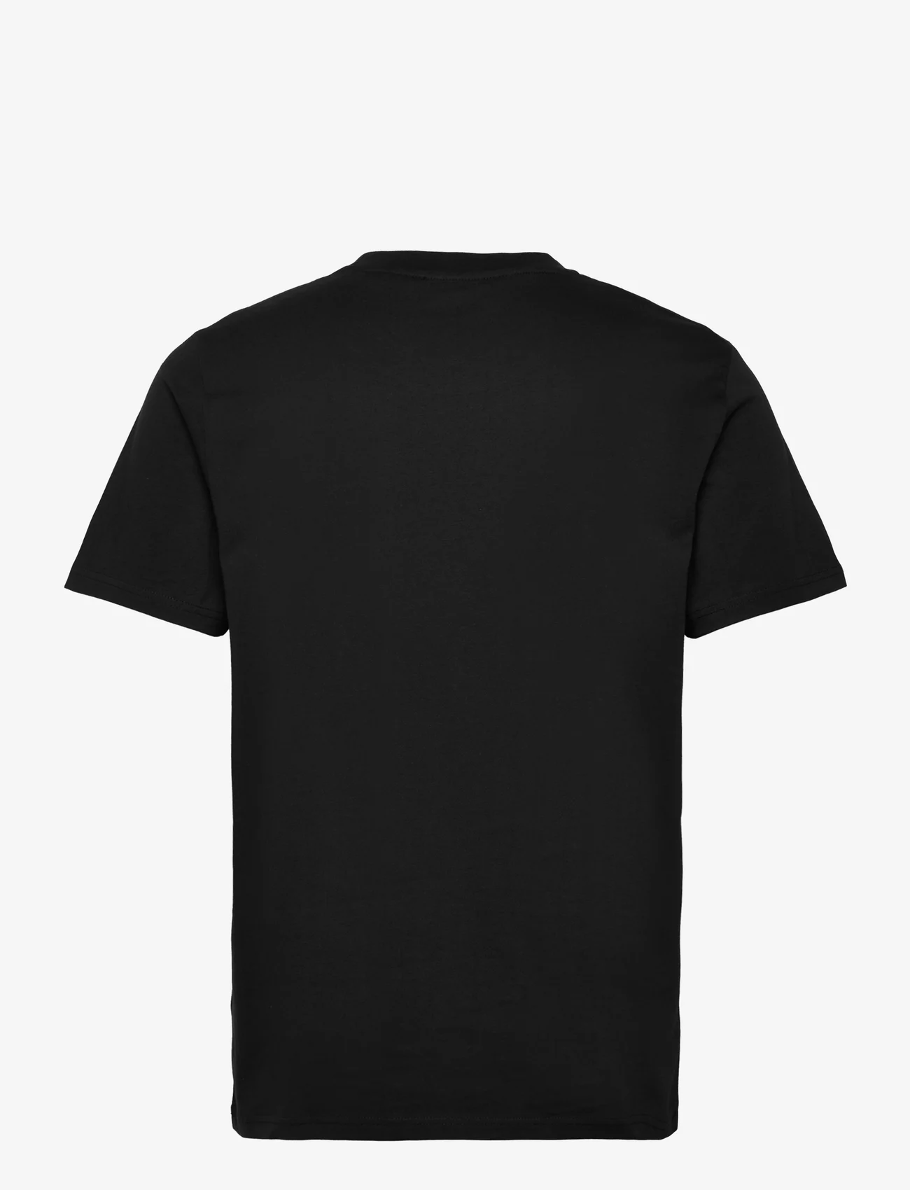 Les Deux - Charles T-Shirt - lühikeste varrukatega t-särgid - black/white - 1