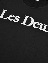 Les Deux - Charles T-Shirt - marškinėliai trumpomis rankovėmis - black/white - 2