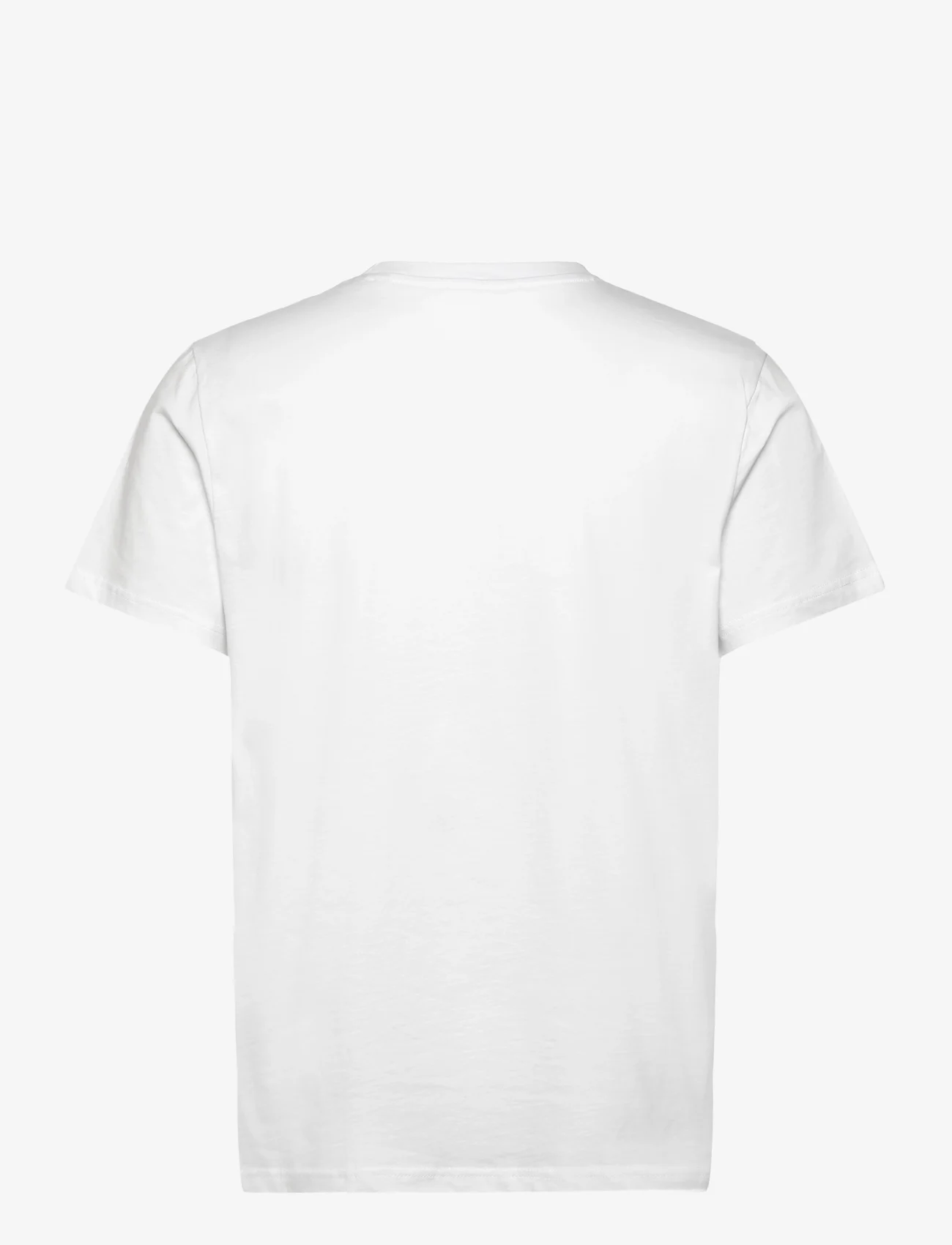 Les Deux - Charles T-Shirt - kortärmade t-shirts - white/black - 1