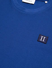 Les Deux - Piece Pique T-Shirt - kortärmade t-shirts - surf blue/surf blue-white - 2