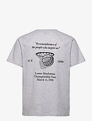 Les Deux - Tournament T-Shirt - kortermede t-skjorter - snow melange/black - 2