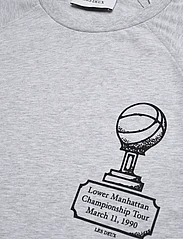 Les Deux - Tournament T-Shirt - kortermede t-skjorter - snow melange/black - 1