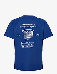 Les Deux - Tournament T-Shirt - lyhythihaiset - surf blue/white - 1