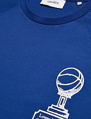 Les Deux - Tournament T-Shirt - kortermede t-skjorter - surf blue/white - 2