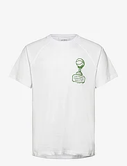Les Deux - Tournament T-Shirt - kortärmade t-shirts - white/vintage green - 0