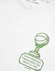 Les Deux - Tournament T-Shirt - marškinėliai trumpomis rankovėmis - white/vintage green - 2