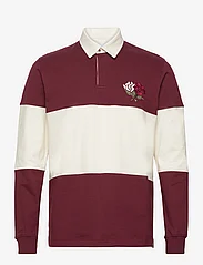 Les Deux - Felipe LS Rugby Shirt - nordic style - shiraz/light ivory - 1