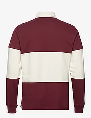 Les Deux - Felipe LS Rugby Shirt - nordic style - shiraz/light ivory - 2