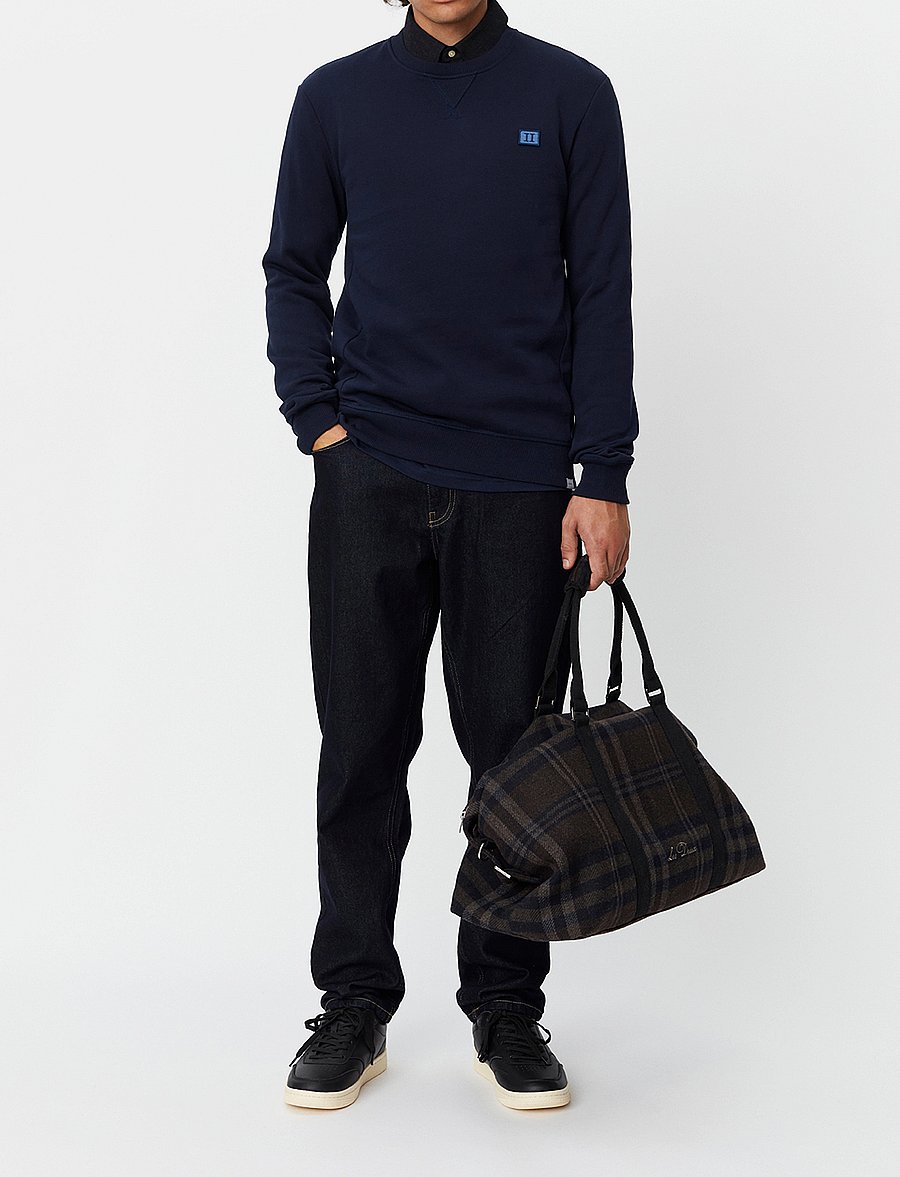 Les Deux - Crew Sweatshirt - dark navy/fjord blue-midnight blue - 0