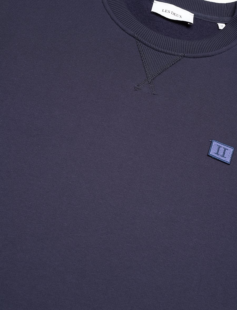 Les Deux - Crew Sweatshirt - dark navy/fjord blue-midnight blue - 3
