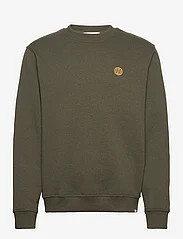 Les Deux - Community Sweatshirt - sweatshirts - pine green/mustard yellow - 0
