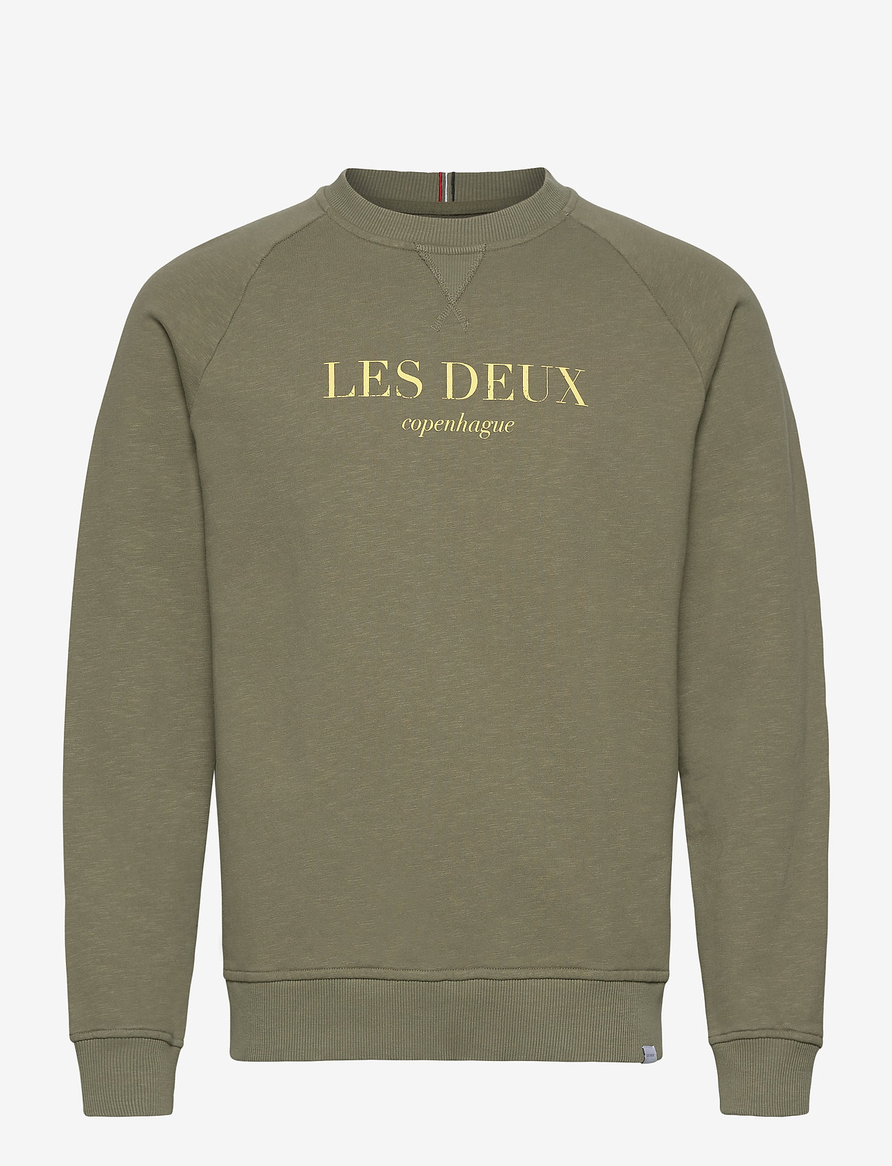 Les Deux - Amalfi Sweatshirt - lichen green/lemon sorbet - 0