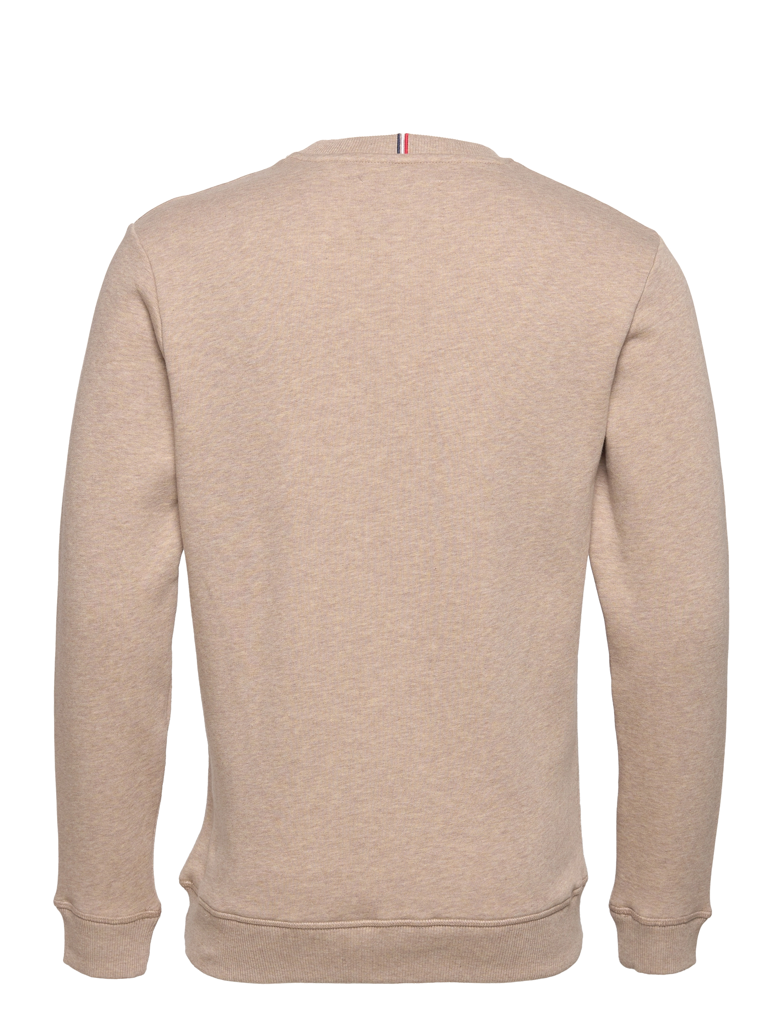 Les Deux - Crane Sweatshirt - dark sand melange/thyme green - 1