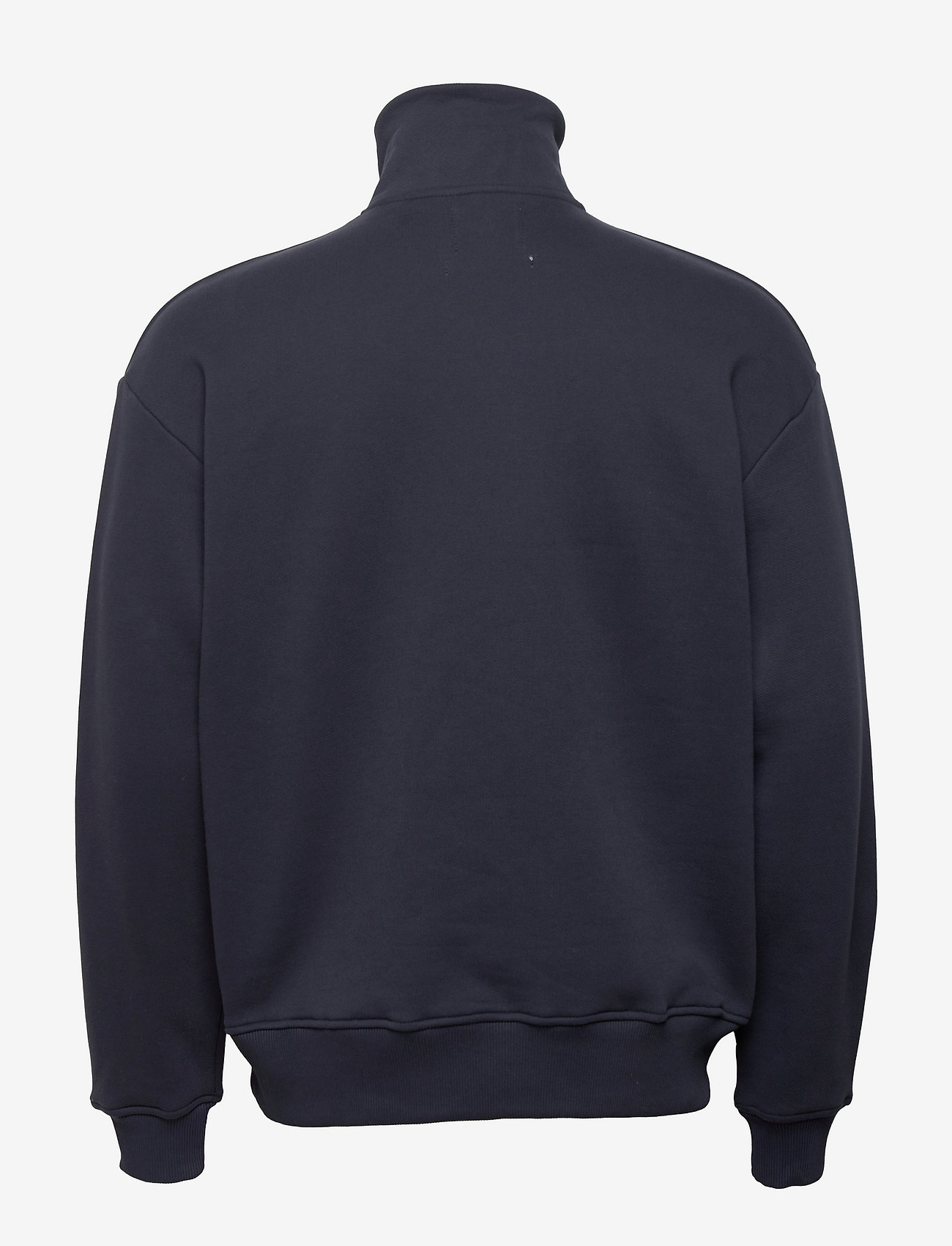 Les Deux - Diego Half-Zip Sweatshirt - dark navy/ivory - 1