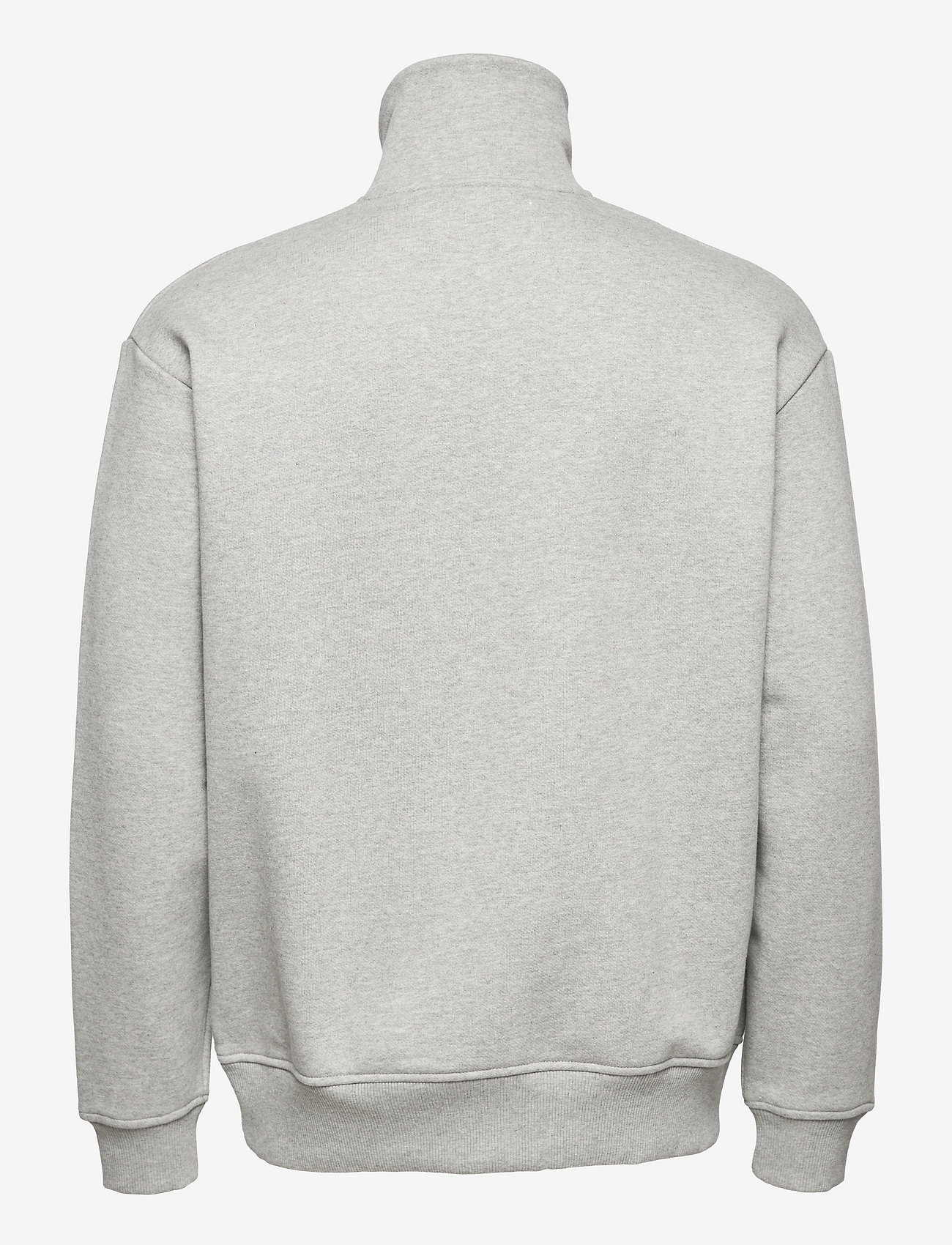 Les Deux - Diego Half-Zip Sweatshirt - grey melange/white - 2