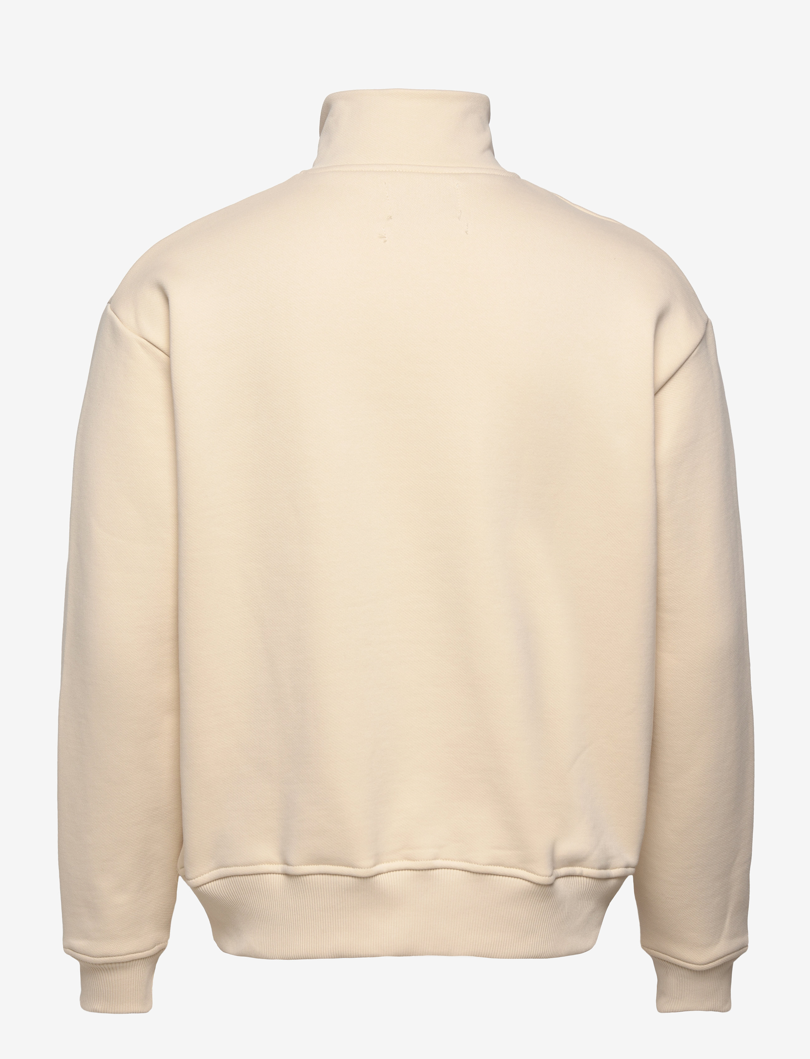 Les Deux - Diego Half-Zip Sweatshirt - ivory/caribou brown - 1