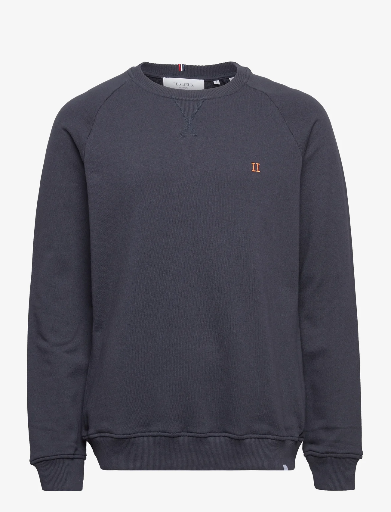 Les Deux - Piece Sweatshirt - sweatshirts - dark navy/orange - 0