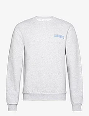 Les Deux - Blake Sweatshirt - nordic style - snow melange/washed denim blue - 0