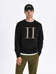 Les Deux - Encore Bouclé Sweatshirt - sweatshirts - black/light sand - 2
