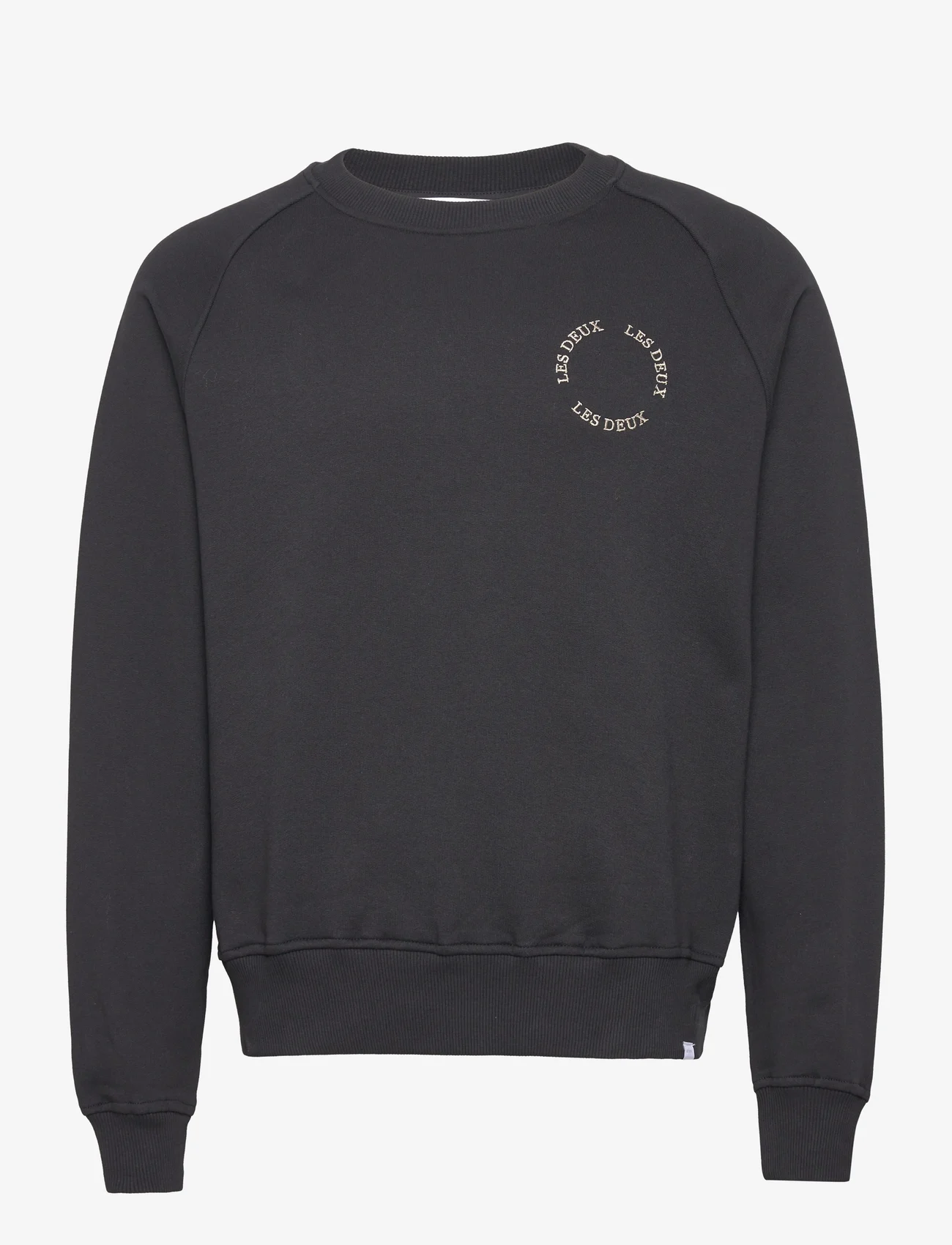 Les Deux - Circle Sweatshirt 2.0 - sweatshirts - black/dark sand - 0