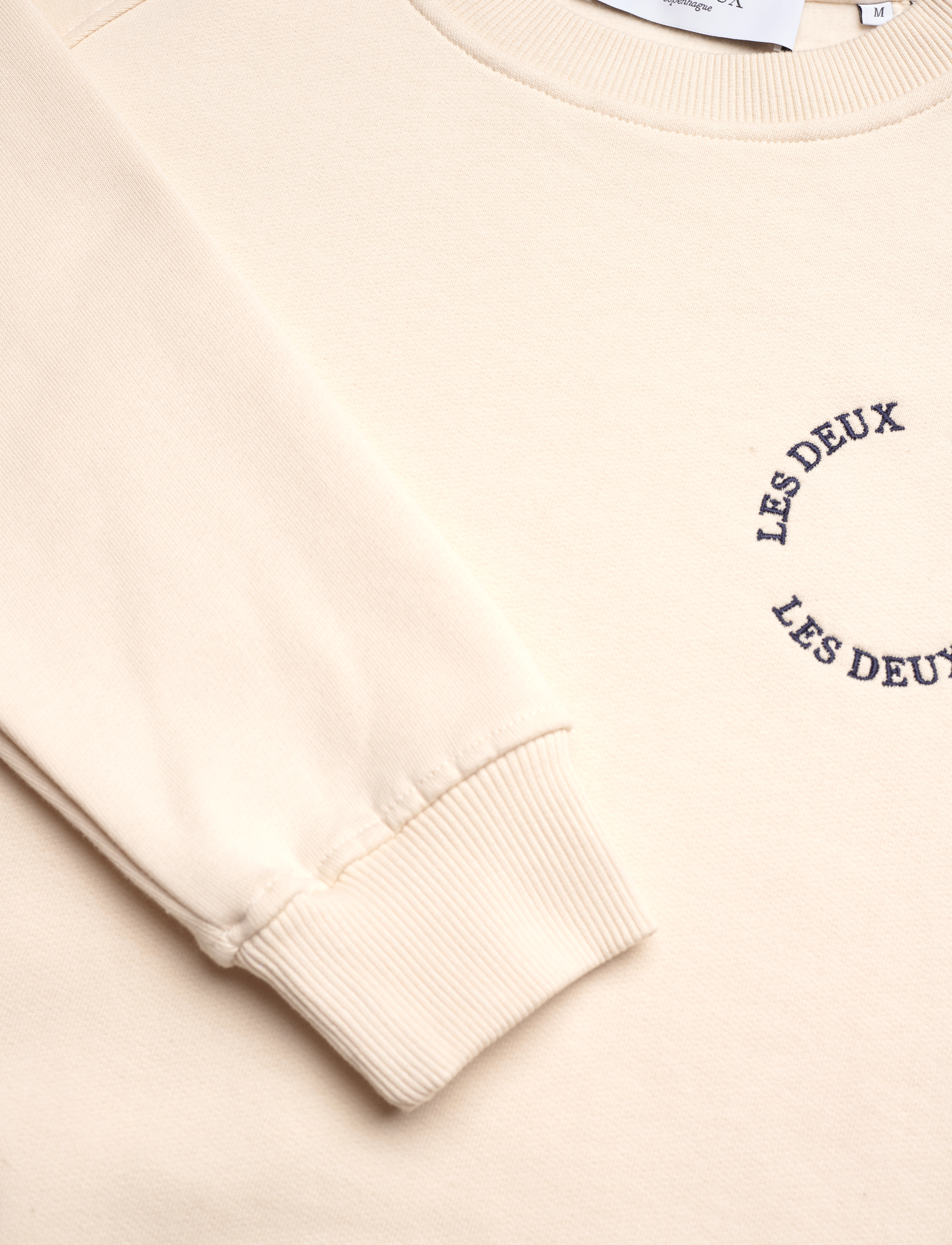 Les Deux - Circle Sweatshirt 2.0 - ivory/high blue - 2