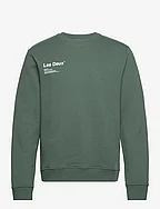 Brody Sweatshirt - PINE GREEN/SKY BLUE