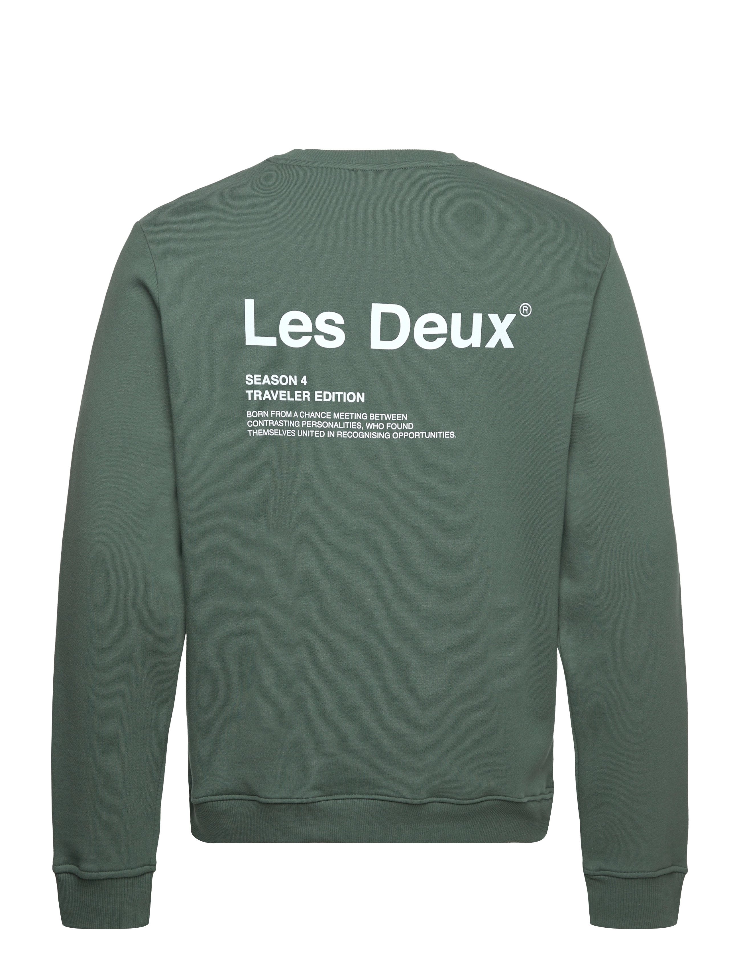 Les Deux - Brody Sweatshirt - pine green/sky blue - 3