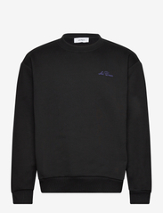 French Sweatshirt - BLACK/FJORD BLUE