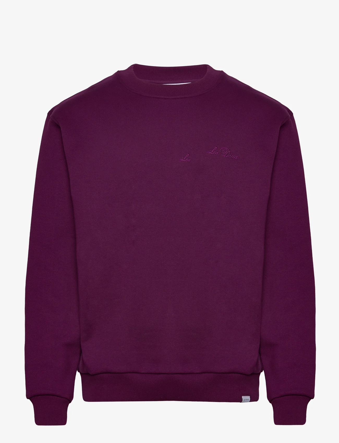 Les Deux - Crew Sweatshirt - sweatshirts - dark purple - 0