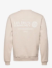 Les Deux - Community Sweatshirt - sweatshirts - light sand mélange/ivory - 1
