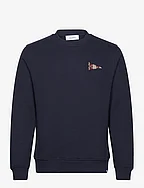 Flag Sweatshirt - DARK NAVY